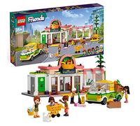 LEGO Friends 41729 L’Épicerie Biologique, Jouet Supermarché pour Filles et Garçons Dès 8 Ans, Jeu avec Camion & 4 Mini-Poupées pour Noël, Personnages Série 2023, Cadeau