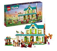LEGO Friends 41730 La Maison d’Autumn: Jouet de Poupées avec Accessoires, Animaux & Mini-Poupée Mia, pour Filles et Garçons Dès 7 Ans à Noël, Rejoignez Les Personnages à Heartlake City