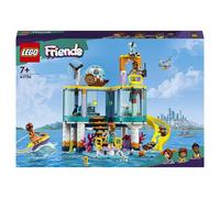 LEGO Friends 41736 Le Centre de Sauvetage en Mer, Jouet de Vétérinaire Animaux, Enfants 7 Ans
