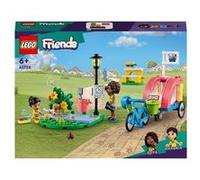 LEGO 41738 Friends Le Vélo De Sauvetage Canin, Jouet Enfants 6 Ans, Jeu Soins des Animaux avec Figurine De Chiot Et 2 Mini-Poupées, Personnages Série 2023