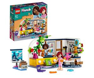 LEGO Friends 41740 La Chambre d’Aliya, Jouet pour Filles et Garçons, Soirée Pyjama, à Collectionner, avec Figurine Paisley et Aira Le Chiot, Enfants 6 Ans