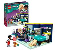 LEGO Friends 41755 La Chambre de Nova, Jouet sur Le Thème du Gaming, à Collectionner avec la Mini-Poupée 2023 Zac et Chien Pickle, Idée Cadeau Enfants 6 Ans