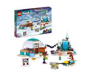 LEGO Friends 41760 Les Vacances en Igloo, Jouets d'Hiver avec Chiens de Traîneau, Mini-Poupées, pour Enfants Des 8 Ans