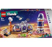 LEGO Friends Set 42605 – Station spatiale martienne et fusée, navette, 4 figurines d'astronautes