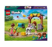 LEGO Jouet de ferme Friends – L'Étable du Veau d'Autumn – 2 figurines (lapin, vache) 42607