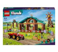 LEGO Jouet de ferme Le Refuge des Animaux de la Ferme 42617 – 3 figurines, 5 animaux, tracteur