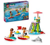 Lego Friends 42623 Trottinette Aquatique de Plage pour Enfants, Jouet de Plage idée Cadeau pour Filles et garçons à partir de 5 Ans avec 2 Mini poupées et Une Figurine de Dauphin