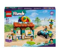 LEGO Friends Le Bar à Smoothies de la Plage - Jouet sur Le Thème de la Nourriture - Cadeau de Jeu de Rôle pour Les Enfants dès 6 Ans - avec 2 Mini-poupées, Une Tortue et des Accessoires 42625