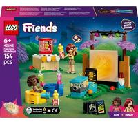 LEGO Friends Friendship Movie Night Toy for 6+ Year Old Girls - INCL. 2 Mini Dolls, a Screen and a Light Brick Projector - Creative Building Set - 42642