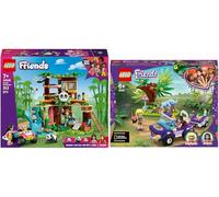 Lego Friends 42648 Lot de 2 stations de soins Pandora et 41421 Sauvetage d'éléphant avec van