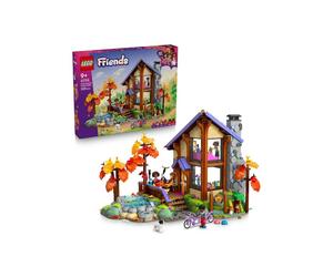 LEGO Friends 42705 Cabane chaleureuse dans la forêt 1 229 pièces Avec mini-poupées et animaux Vert
