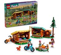 LEGO Friends Adventure Camp Cozy Cabins Camping Toy Kids Nature Playset Pretend Play Toy avec 3 mini-poup es et une figurine de renard Id e cadea