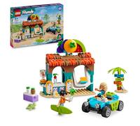 LEGO Friends Le Bar à Smoothies de la Plage - Jouet sur Le Thème de la Nourriture - Cadeau de Jeu de Rôle pour Les Enfants dès 6 Ans - avec 2 Mini-poupées, Une Tortue et des Accessoires 42625