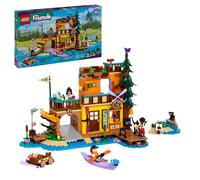 LEGO Friends Camp d'Aventure avec Kayak, jeu de construction pour jeux de rôle, idée de cadeau pour filles et garçons à partir de 7 ans, set avec 3 figurines et un ours, jouet de camping 42626