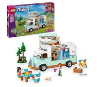 LEGO Friends Camping-Car de l’Amitié - Jouet de Construction avec Véhicule de Vacances - Idée Cadeau pour Fille dès 7 Ans - Jeu Créatif avec Vélo & Furet 42663