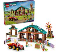 LEGO Friends Farm Animal Reserve, set avec tracteur pour les enfants à partir de 6 ans, filles et garçons, jeu de construction avec 3 personnages, 5 animaux et accessoires, 42617