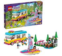 LEGO Friends Forest Camper Van and Sailboat 41681 Building Kit; Forest Toy; New 2021 (487 Pieces)