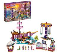 LEGO Friends Heartlake City Amusement Pier 41375 Toy Rollercoaster Building Kit with Mini Dolls and Toy Dolphin, Build and Play Set includes Toy Carousel, Ticket Kiosk and more, New 2019 (1251 Pieces)