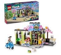 LEGO Friends Heartlake City Café Shop Jouet pour enfants, kit de construction de boulangerie, idée de cadeau d'anniversaire pour filles et garçons à partir de 6 ans avec 3 mini poupées et une figurine