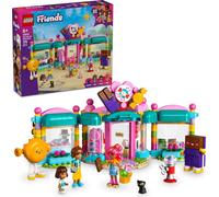 LEGO Friends Heartlake City Confiserie, set de jeu pour fillettes à partir de 6 ans, jeux de rôle avec 2 mini-poupées, jouet avec micro-figure et un chat 42649