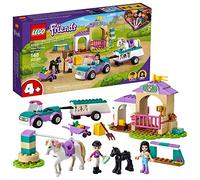 LEGO Friends Horse Training and Trailer 41441 Building Kit Friends Stephanie and Emma and 2 Animals; New 2021 (148 Pieces)