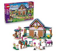 LEGO Friends L’Écurie et l’École d’Équitation - Jeu Éducatif - Set Animaux - 3 Mini-Poupées, 2 Figurines de Chevaux, 1 Chiot & Accessoires de Pansage - Cadeau d'Anniversaire pour Fille dès 7 ans 42688