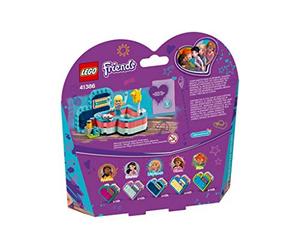 LEGO®-Friends La boîte cœur d'été de Stéphanie Jouet pour Fille et Garçon à Partir de 6 Ans et Plus, 95 Pièces 41386