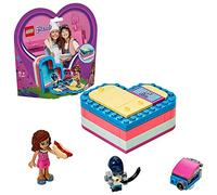 LEGO®-Friends La boîte cœur d'été d'Olivia Jouet pour Fille et Garçon à Partir de 6 Ans et Plus, 93 Pièces 41387