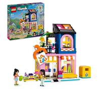 LEGO Friends La Boutique de Vêtements Vintage, Modèle à Construire avec Les Mini-Poupées Olly, Liann et Jordin et Une Figurine Animale de Chat, Cadeau pour Enfants, Garçons et Filles Dès 6 Ans