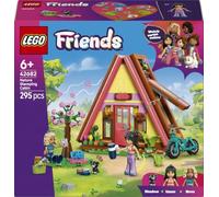LEGO Friends La cabane dans la Nature 42682 | Jouet pour fille dès 6 ans, figurine de chat et accessoires dont lits et nourriture, chat, cadeau d’anniversaire, 295 pièces