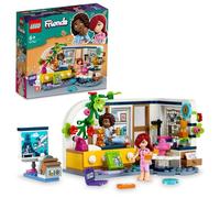LEGO Friends 41740 La chambre d'Aliya – Soirée pyjama, figurine Paisley et Aira le chiot – 6 ans