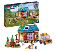 LEGO Friends La Mini Maison Mobile - Jeu Camping en Forêt avec Voiture Jouet pour Enfants et Mini-Poupées des Personnages Leo & Liann - Idée Cadeau pour Garçons et Filles dès 7 Ans 41735