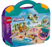 LEGO Friends La Valise créative de Plage - Jouet de Construction 2-en-1 et idée Cadeau pour Petites Filles dès 5 Ans - Inclut 2 Mini-poupées, Un Chien et Un Dauphin - Favorise Le Jeu de rôle 42672