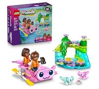 LEGO Friends - Le Bateau d’Aventures Axolotl - Jeu de Construction - 2 Mini-Poupées, 2 Adorables Figurines d'animaux, Plantes, Fleurs & Accessoires - Cadeau d'anniversaire pour Fille dès 5 Ans 42681