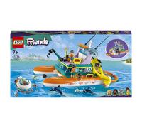 LEGO – Set Friends Le Bateau de Sauvetage en Mer 41734 – Jouet pour fille – Noël