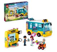 LEGO Friends Le Bus de Heartlake City, Jouet de Mini-Poupée avec Véhicule, Set d'Amitié avec Paisley, Cadeau Enfants, Filles et Garçons Dès 7 Ans 41759