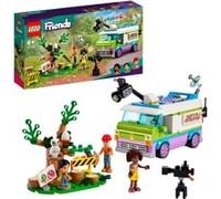 LEGO® Friends 41749 Le Camion de Reportage, avec Jouet de Sauvetage d'Animaux, Figurine Mini-Poupée vert TU