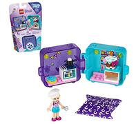 LEGO Friends, Le cube de jeu de Stépanie série 1, Mini ensemble de jeu à collectionner, étui de voyage portable, 93 pièces, 41401