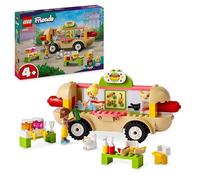 LEGO Friends Le Food-Truck de Hot-Dogs, Jouet de Restaurant Mobile pour Enfants Dès 4 Ans, avec Figurines et Chat, Cadeau pour Filles et Garçons Dès 4 Ans 42633