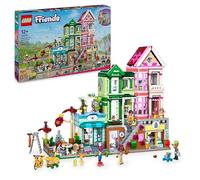 LEGO Friends Les Appartements et boutiques de Heartlake City - Idée de Cadeau pour Les Filles dès 12 Ans - Jeu de Construction Familial - 9 Personnages Dont 7 Mini-poupées et 3 Chats 42670