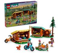 LEGO – Set de jeu Friends 42624 Les cabanes chaleureuses – Camping/nature, 3 mini-poupées & renard