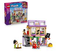 LEGO Friends Negozio di Musica e Appartamento Giocattolo con 3 Mini Bamboline, A