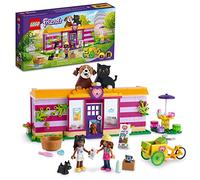 LEGO Friends Pet Adoption Café 41699 Building Kit; Birthday Gift Idea Comes with Olivia and Priyanka Mini-Dolls, 2 Dogs and 1 Cat Toy; for Kids Aged 6+ (292 Pieces)