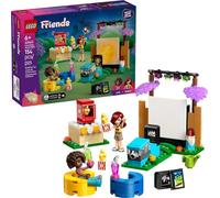 LEGO Friends Soirée cinéma avec des amis - Jouets pour filles à partir de 6 ans - 2 mini-poupées, écran et projecteur de pierres lumineuses inclus - Kit de construction créatif - 42642
