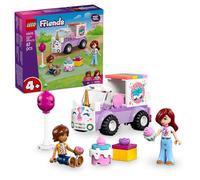 LEGO Friends Unicorn Cake Delivery Car - Educational Fine Motor Skills Toy w/ 2