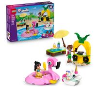 LEGO® Friends 42658 Fête dans la piscine avec les bouées licorne et flamant rose