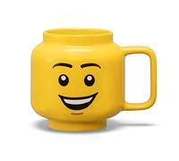 LEGO Grande tasse en céramique - Happy Boy - 530 ml | Cadeau parfait pour homme, enfant et femme, tasse unique pour tous les âges, passe au lave-vaisselle