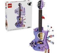LEGO Editions La Guitare d’Olivia Rodrigo - Jeu de Construction - Maquette 3D - 2 Minifigurines, Étoiles & Papillons - Décoration de Chambre d'enfant - Cadeau Musique pour Fille 14 Ans ou Fan 43031