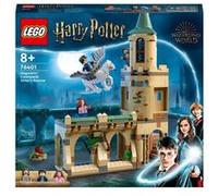 LEGO Jeu de construction 76401 Harry Potter - La Cour de Poudlard, Sauvetage de Sirius Hippogriffe