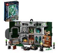 Lego Harry Potter 76410 Ensemble de Construction de bannière de Maison Serpentard - Jouet ou décoration Murale - Idée Cadeau Harry Potter pour garçons, Filles et Enfants avec Figurine Draco Malfoy
